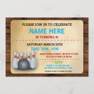 Invitation Bois d'invitation de partie d'invitation de