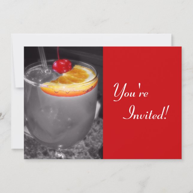 Invitation Boisson de cocktail (Devant)