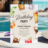 Boissons alcoolisées pour adultes Fête d'anniversa