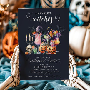 Invitation Boissons Sorcières Cocktails