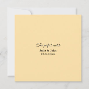 Invitation Boîte d'allumettes de mariage Perfect Match – Édit