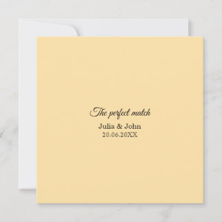 Invitation Boîte d'allumettes Mariage Parfait – Édition Premi