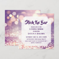 Bokeh violet et rose, Stock du Bar Couples Douche