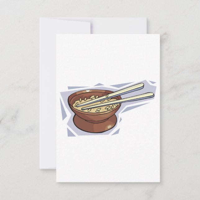 Invitation Bol D'Invitations De Riz (Devant)