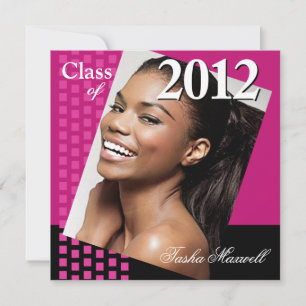 Invitation Bold Fresh Class of 2012 Grad Photo Party