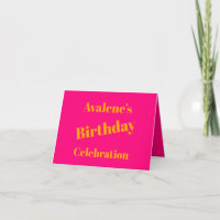 Bold Pink and Bright Orange Ajouter Photos Anniver