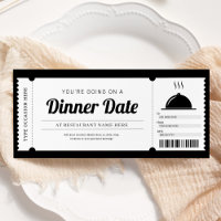 Bon de réservation pour un dîner en amoureux au re