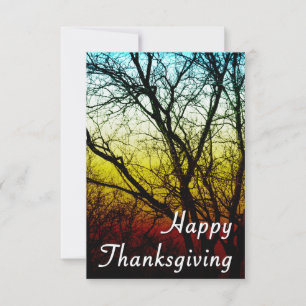 Invitation Bon thanksgiving (arbre fantôme)