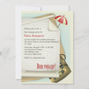 Invitation Bon Voyage