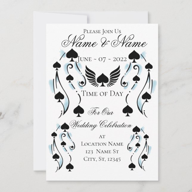 Invitation Bonafide Black Spades Style tatouage Thunder_Cove (Devant)