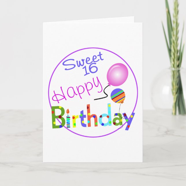 Invitation Bonbon 16 (Devant)