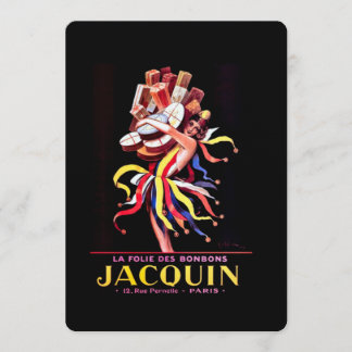 Invitation Bonbon Publicité Leonetto Cappiello Jacquin