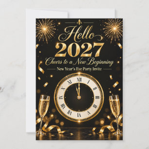 Invitation Bonjour 2027 – À une nouvelle année
