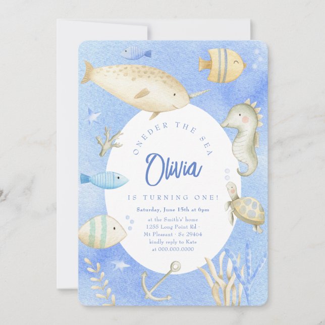 Invitation Bonjour Bebe French Penguin Baby shower neutre (Devant)