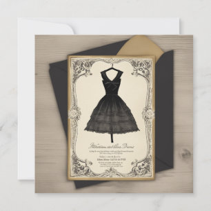 Invitation Bonjour Chic LBD : Simple, Mais Étonnant