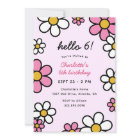 Bonjour Cutie Cartoon Daisies rose Anniversaire fê