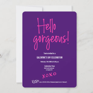 Invitation Bonjour merveilleuse Galentine's Day XOXO Dames vi