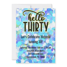 Bonjour Trente - Bleu