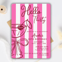 Bonjour Trente Coctail 30e Anniversaire Rose Rouge