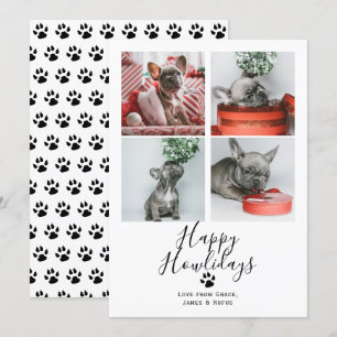 Invitation Bonne Howlidays Pet Dog Christmas Card