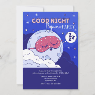 Invitation Bonne soirée pyjama