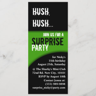 Invitation bonne surprise d'anniversaire