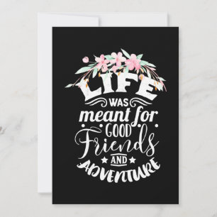 Invitation Bons amis et aventure