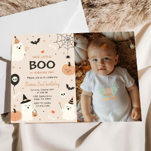 Invitation Boo Anniversaire Notre Petit Boo a Deux Ans Photo