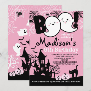 Invitation BOO Halloween