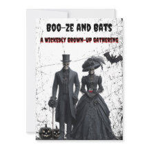 Boo ze et chauves-souris Gothic Adult Halloween Pa