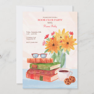 Invitation Book Club Party