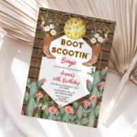 Boot Scootin' Boogie Disco Cowgirl 30e anniversair