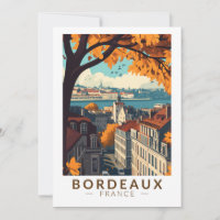 Bordeaux France Voyage Art Vintage