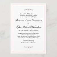 Bordure de vidage Mariage simple classique