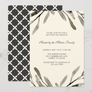 Invitation Botanical Mother's