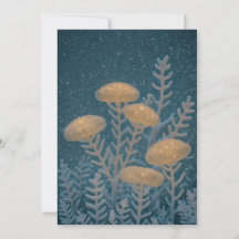 Invitation botanique lumineuse | Cartes de vacance
