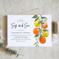Botanique Orange et Citron Garland Sip and See