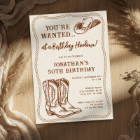 Bottes de cowboy dessinées à la main occidentales 