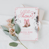 Bottes de poule rose et de poule Coquette Annivers