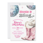 Bottes et Bling Silver Cowgirl Birthday Girl