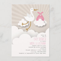 Bouche + Baby shower nuages - Rose