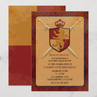 Bouclier de la fête du chevalier royal Maroon & Go