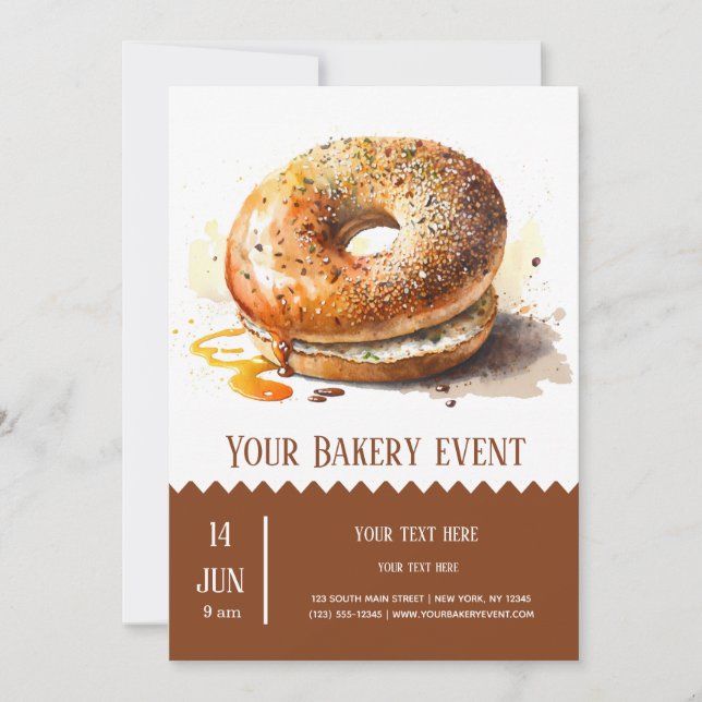 Invitation Boulangerie (Devant)