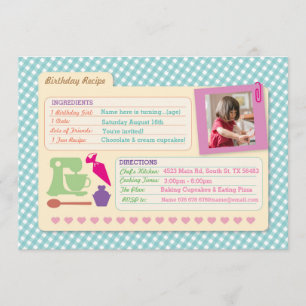 Invitation Boulangerie Anniversaire Cuisine-Cuisine-Recette