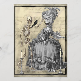 Invitation Boule de mascarade de Halloween