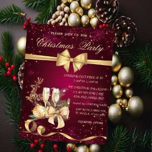 Invitation Boule de Noël, Boule, Rinder, Fête du Vin