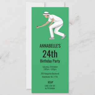 Invitation Boules de gazon