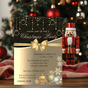 Invitation Boules de Noël Élégantes, Fête de Noël d'Entrepris