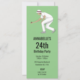 Invitation Boules de pelouse