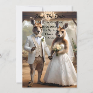 Invitation "Bound by Love : A Roo-mantic Hop Down the Aisle"